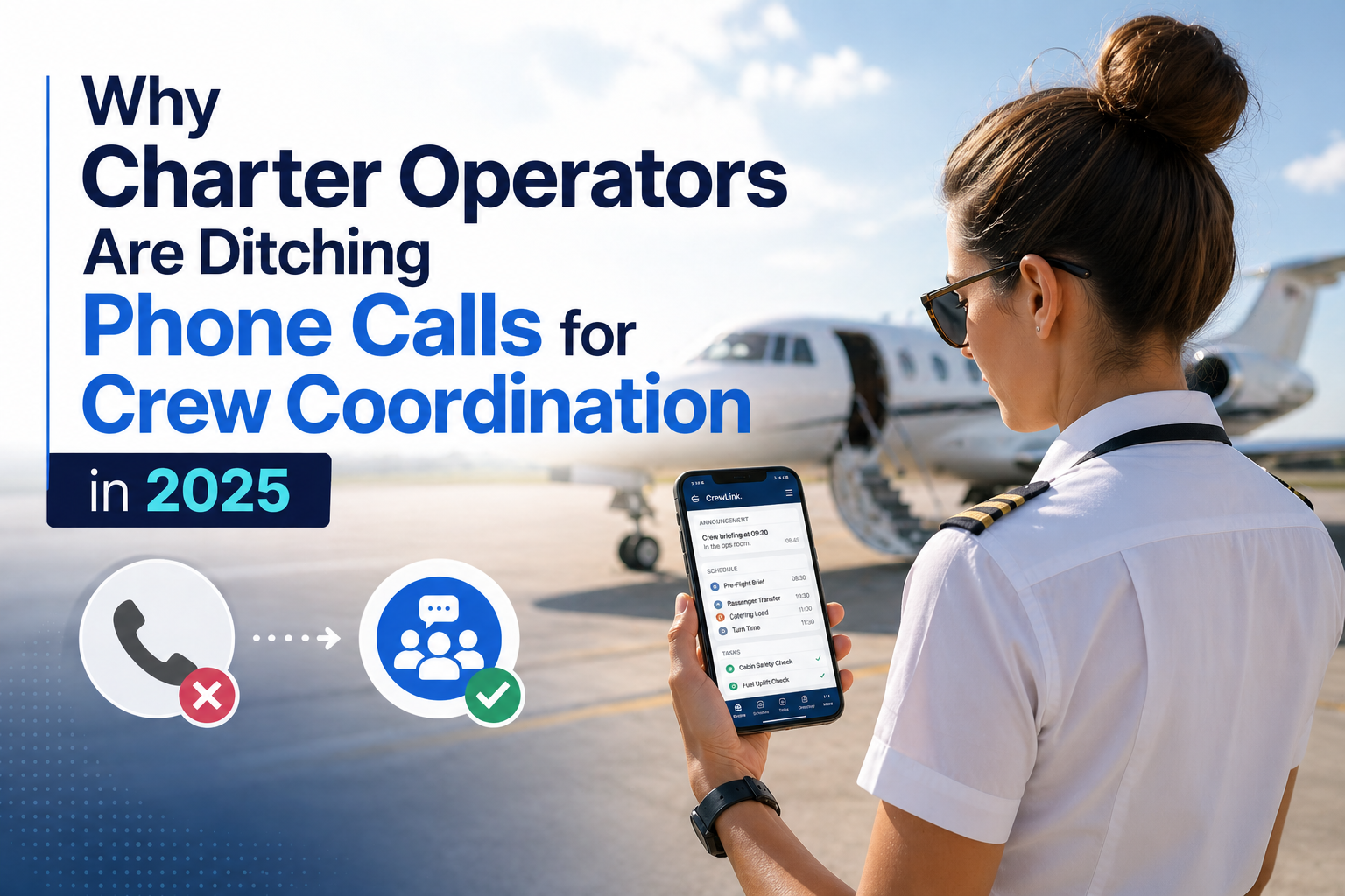 Why Charter Operators Are Ditching Phone Calls for Crew Coordination in 2025